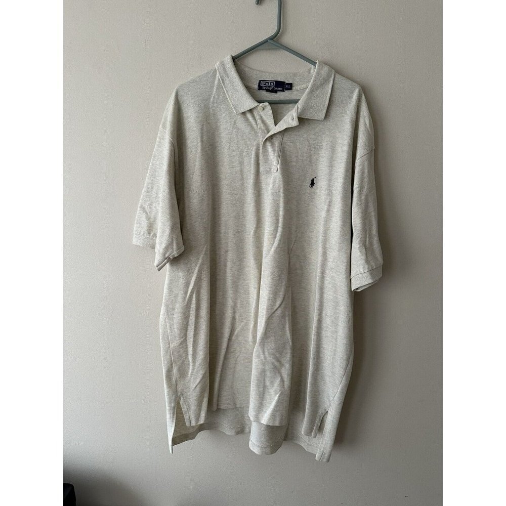 Ralph Lauren Blue Label Tee Shirt Short Sleeve   XXL Beige 100% Cotton